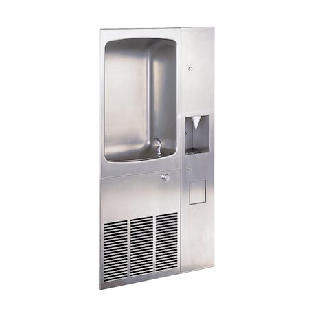 Elkay Halsey Taylor Cooler Wall Mount Full Recessed Non-Filtered 8 Gph Stainless 8642086683